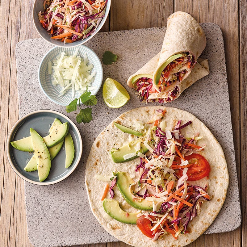 Manchego-Avocado-Wraps