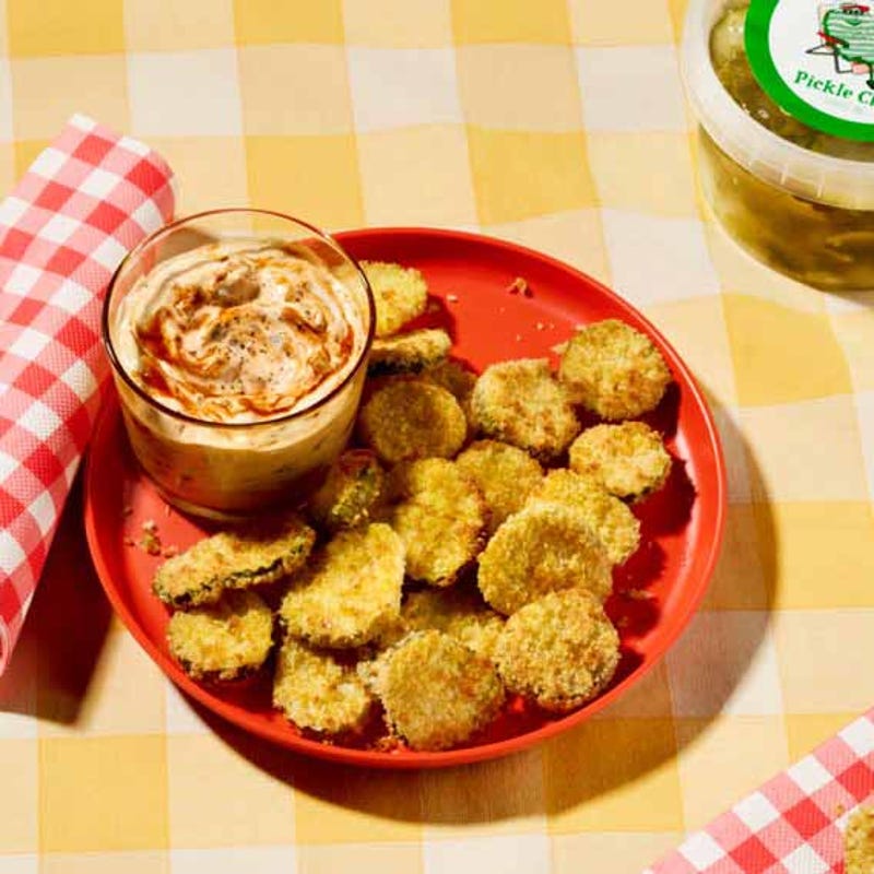 Photo de Croustilles de cornichons panés à la friteuse à convection par WW