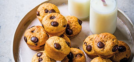 Bananen-Schoko-Mini-Muffins