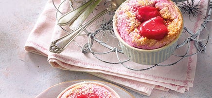 Kokos-Himbeer-Soufflé