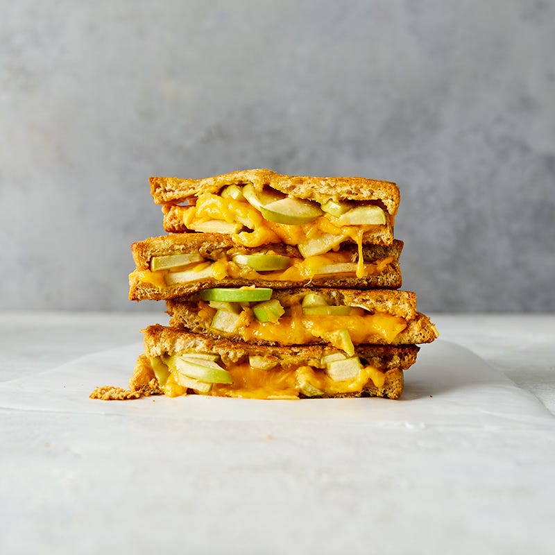 Photo of Grilled cheese with apple & cheddar by WW