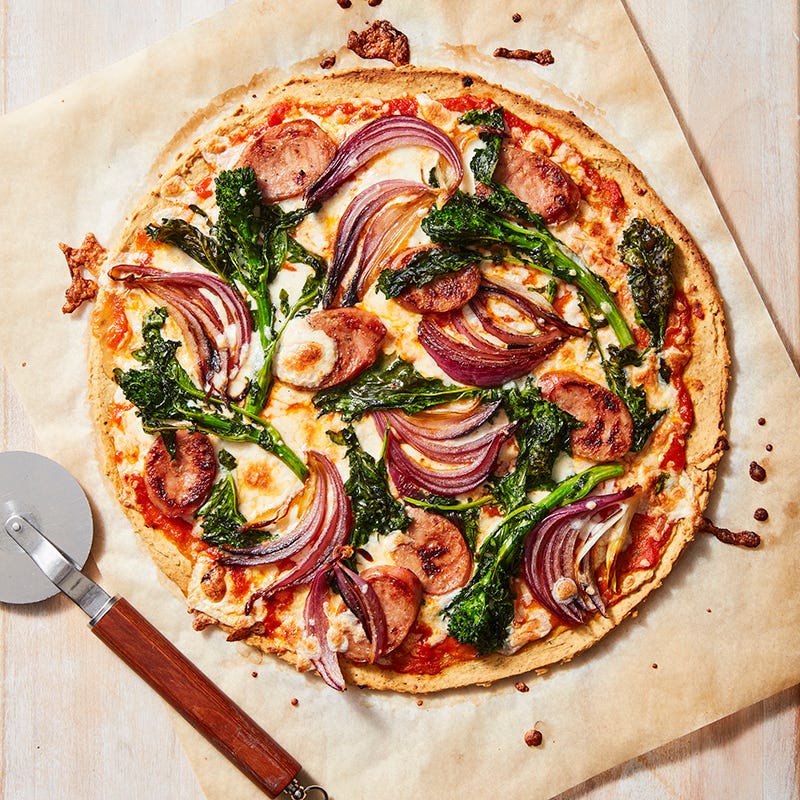 ViktVäktarna - Kikärtspizza med chorizo