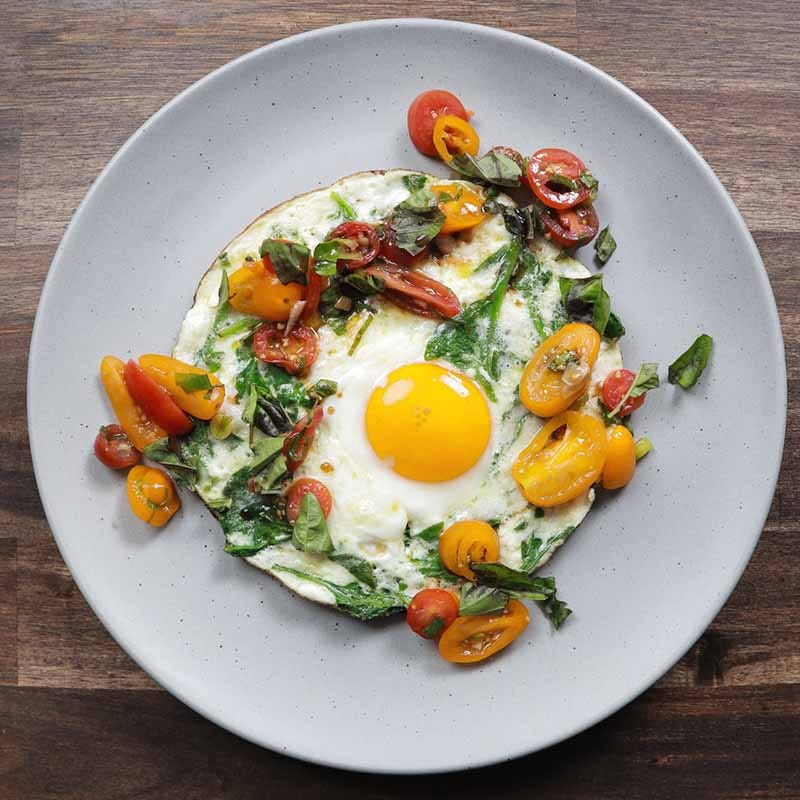 Photo of Egg White Bruschetta Omelette by Chef Clay Smith by WW