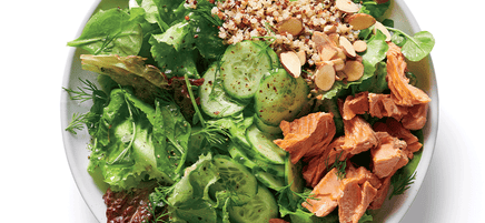 Salmon and quinoa salad