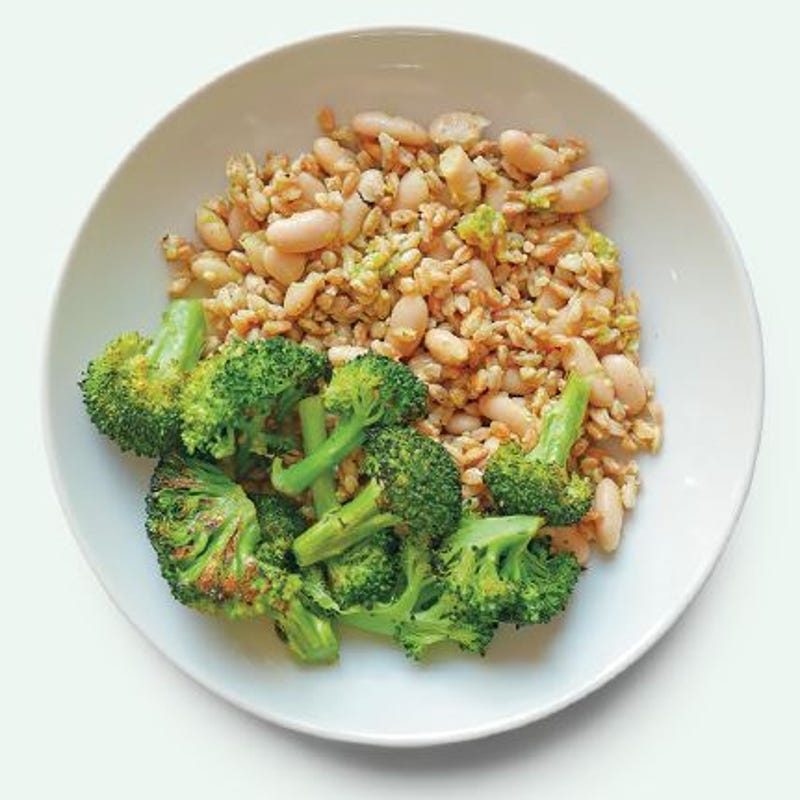 Bol de céréales au pesto de brocoli