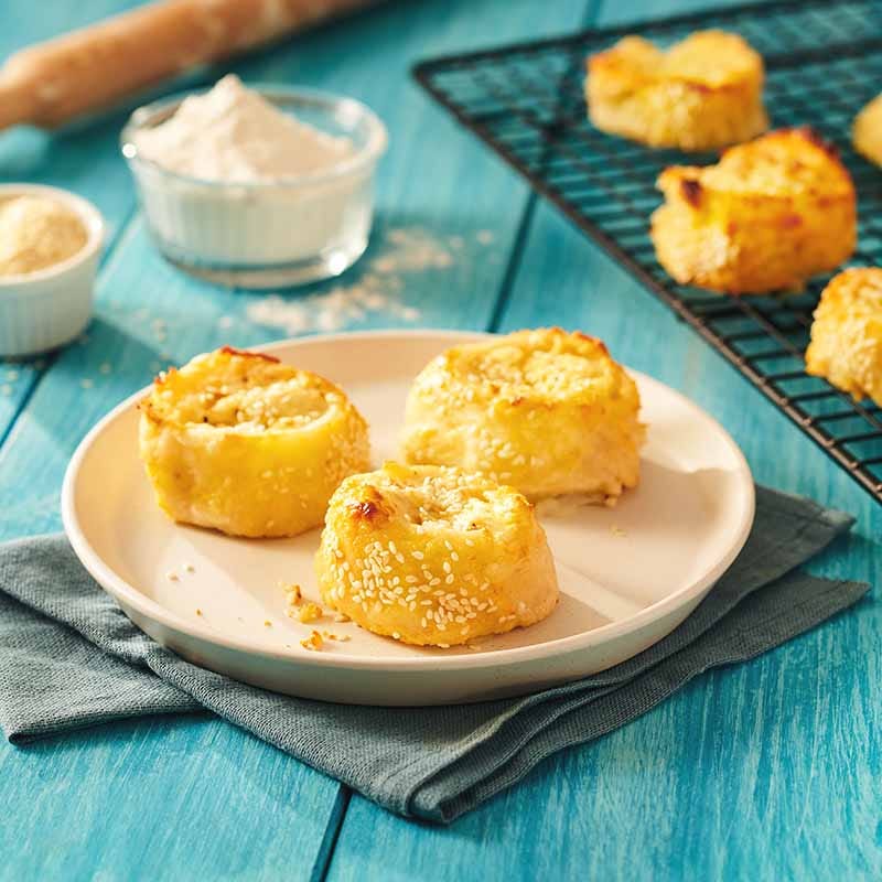 Photo de Knishes de pommes de terre avec pâte à 2 ingrédients par WW