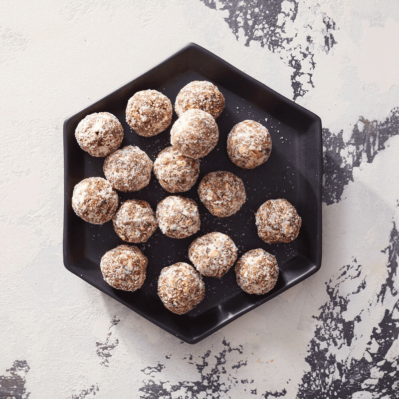 Oaty latte bliss balls