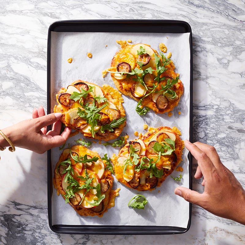 ViktVäktarna - Stekt äpple- och korvpizza