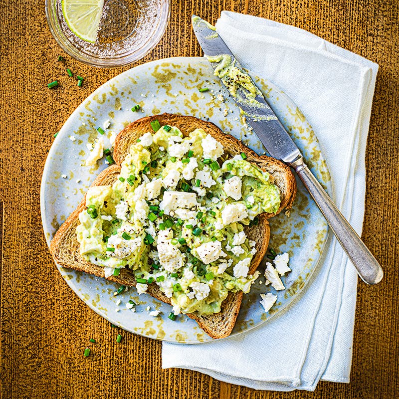 ViktVäktarna - Macka med avokado, salladsost och lime