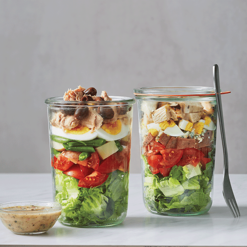Photo of Mason jar Nicoise salad by WW