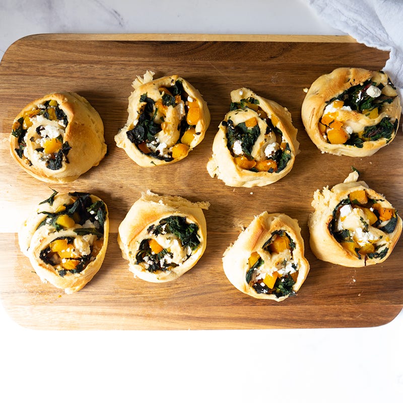 Photo of Butternut & Winter Greens Breakfast Rolls by WW