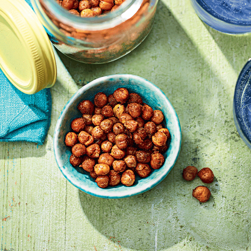Spicy roasted chickpeas