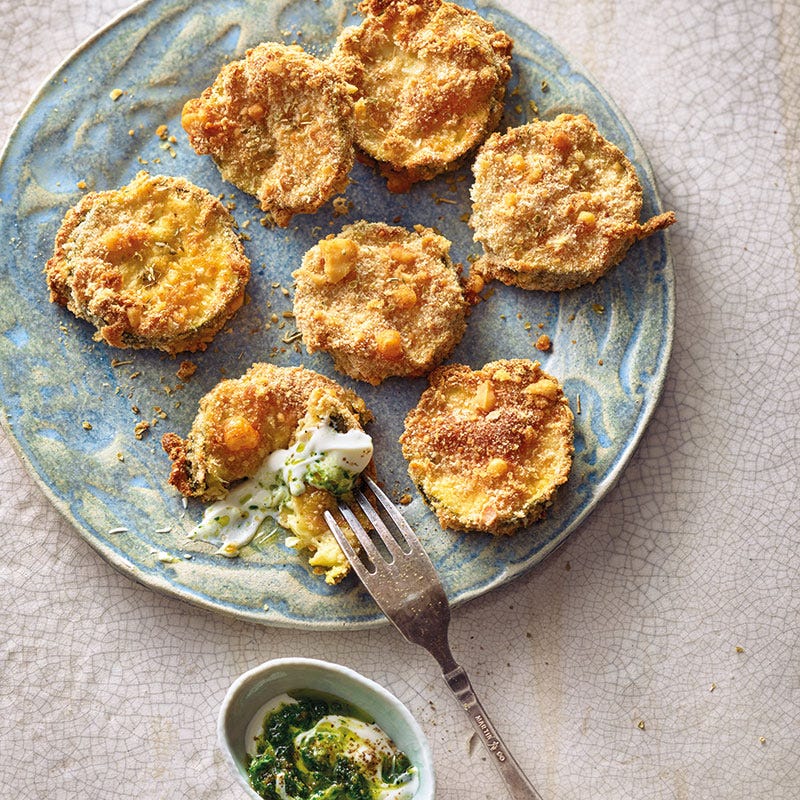 Gebackene Parmesan-Zucchini