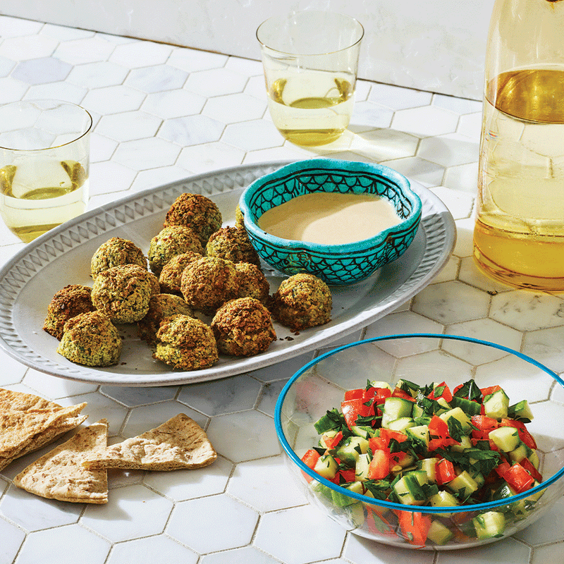 Air fryer falafels