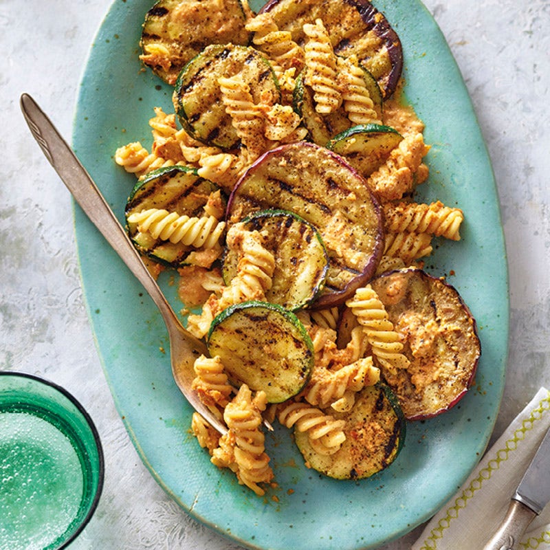 Nudelsalat mit Tomatenpesto