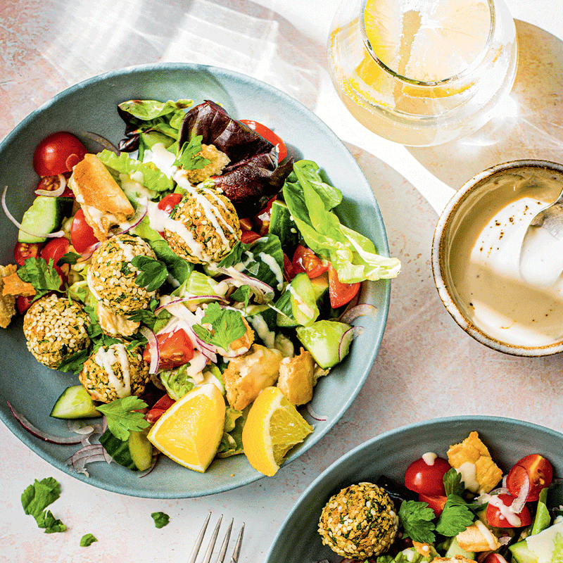 Photo of Air fryer falafel salad bowl by WW