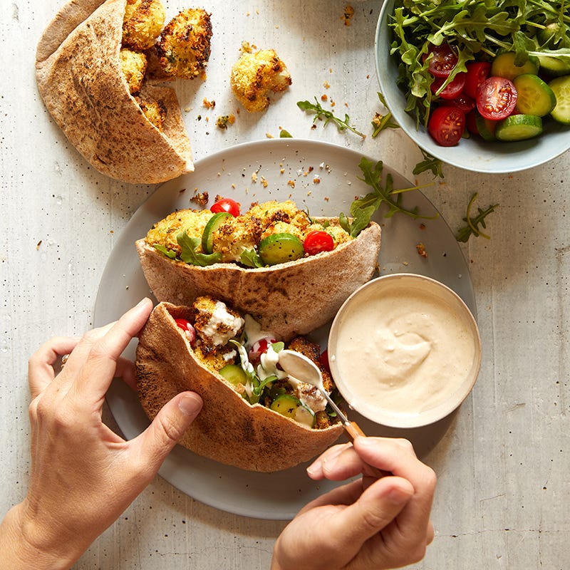 ViktVäktarna - Krispig airfryer-blomkål i pita