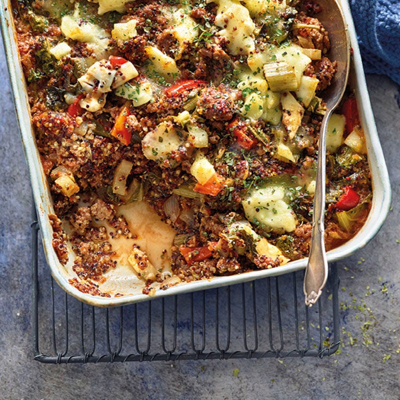 Quinoa-Hack-Auflauf