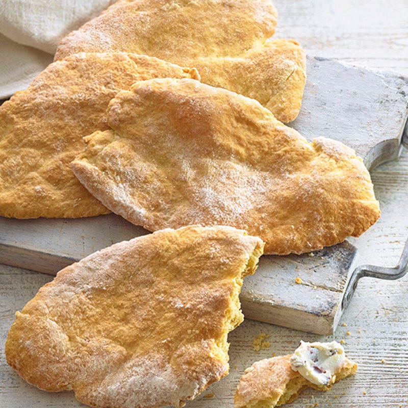 Süße Flatbreads mit Quark