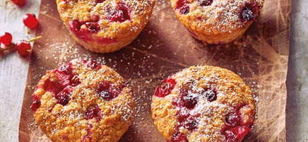 Saftige Johannisbeermuffins