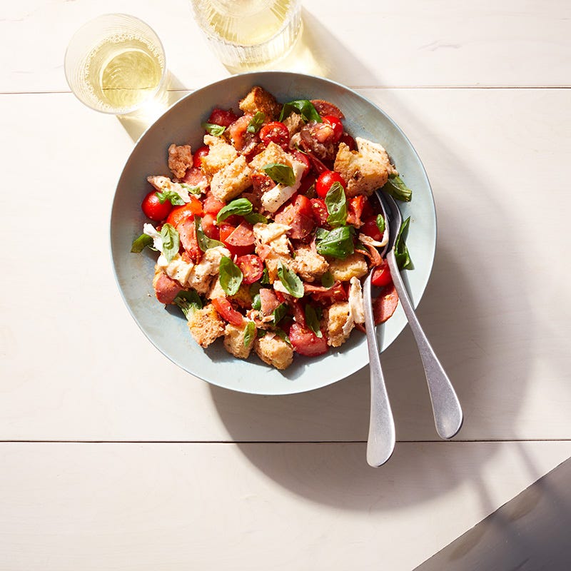 Salade croustillante au jambon de dinde