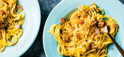 Spaghettis carbonara fastoches