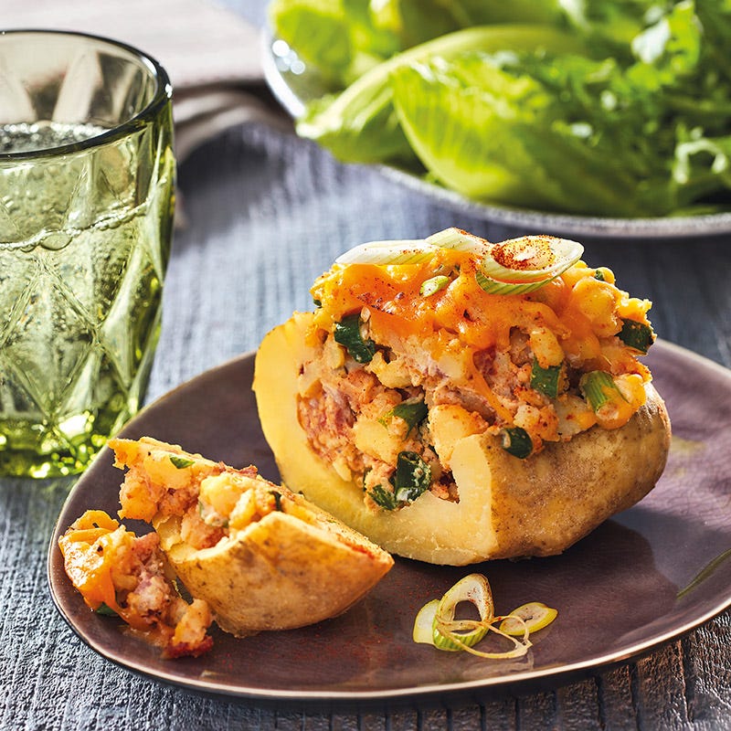 Gratinierte Kartoffeln mit Bacon