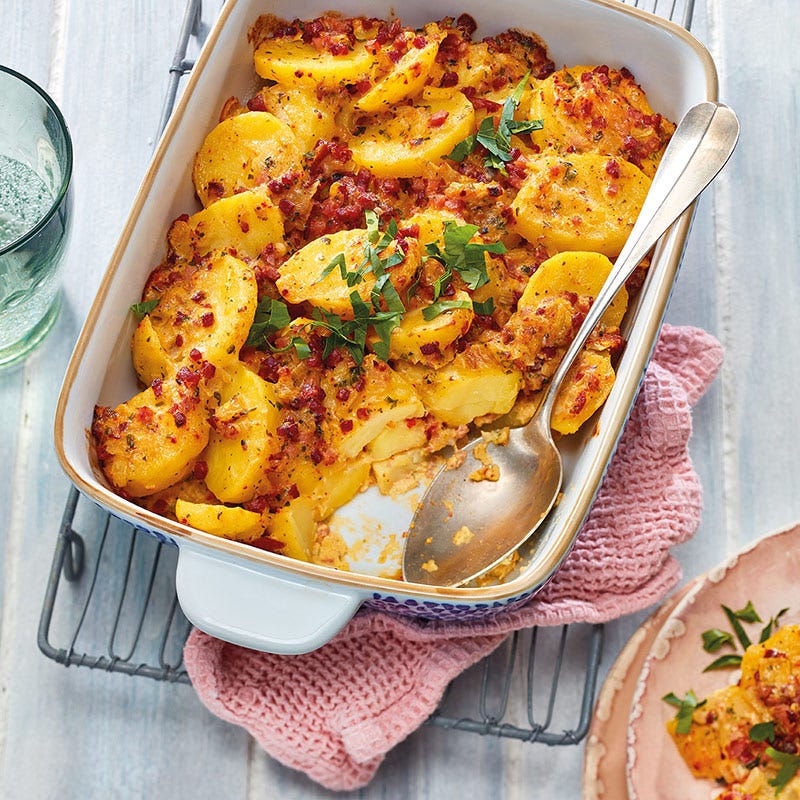 Kartoffeln Carbonara