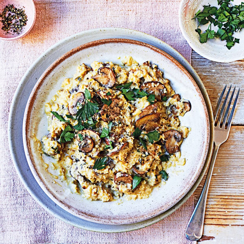 Foto van Bloemkoolrisotto met champignons door WW