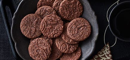 Biscuits chocolat-pain d'épices