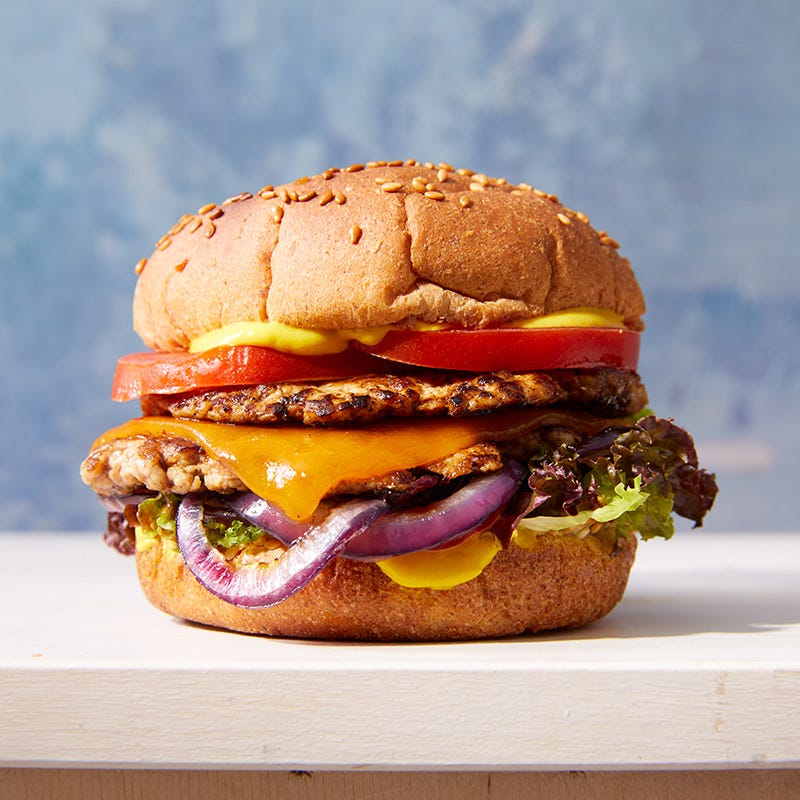 Smash burgers à la dinde