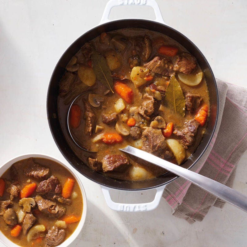 Mitonnée de bœuf aux légumes racines
