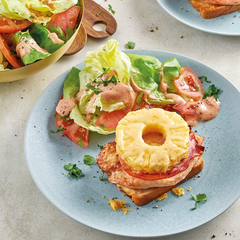 Putenschnitzel Hawaii