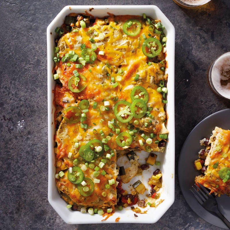 Lasagnes mexicaines aux légumes