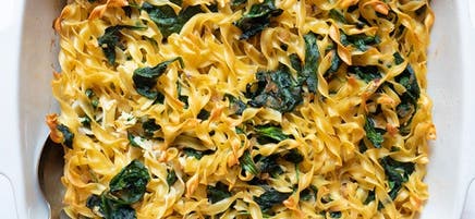 Spinach Noodle Kugel