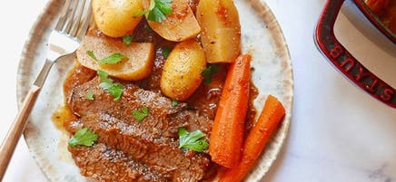 Sweet and Sour Brisket Dinner