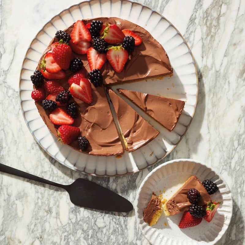 Tarte au chocolat noir