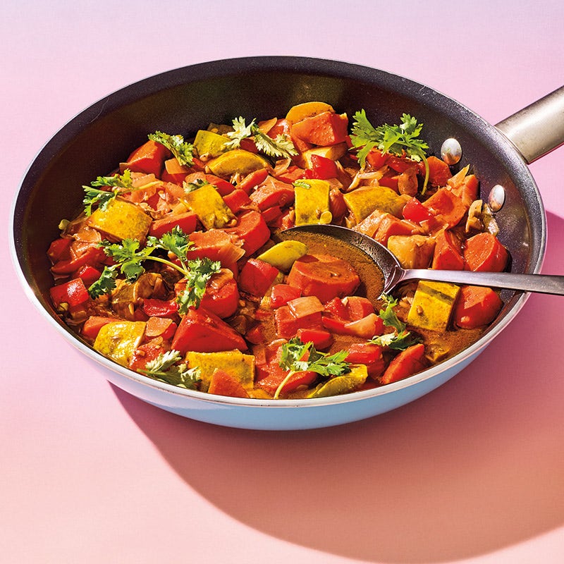 Curry-Kakao-Gemüse