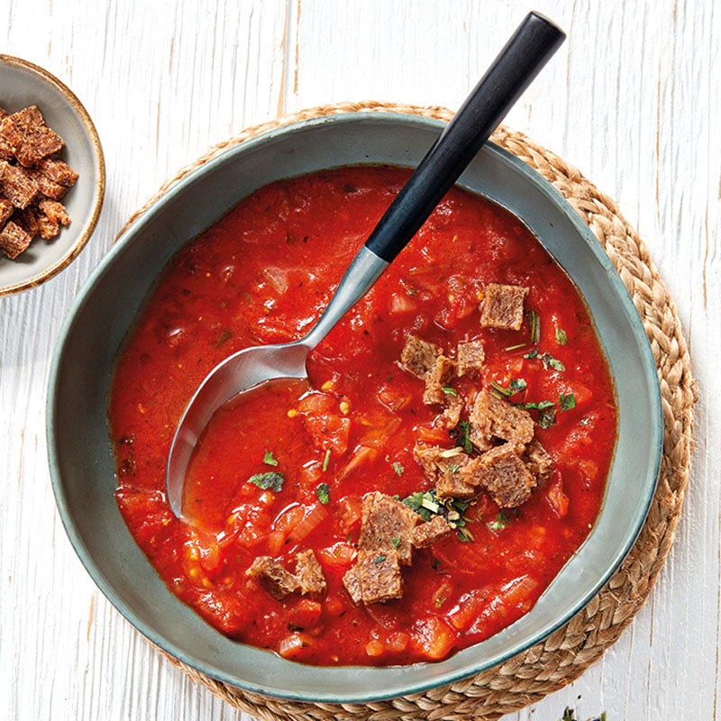 Pikante Tomatensuppe