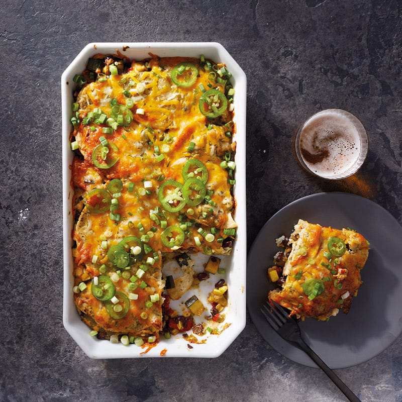 Vegetarischer Taco-Auflauf