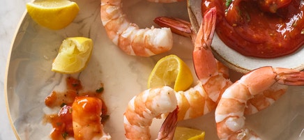Easy Shrimp Cocktail Platter
