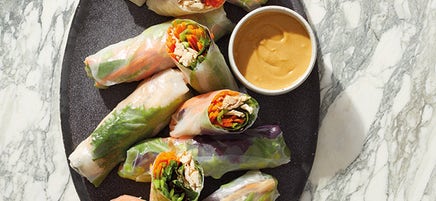 Rouleaux de printemps à la volaille et légumes