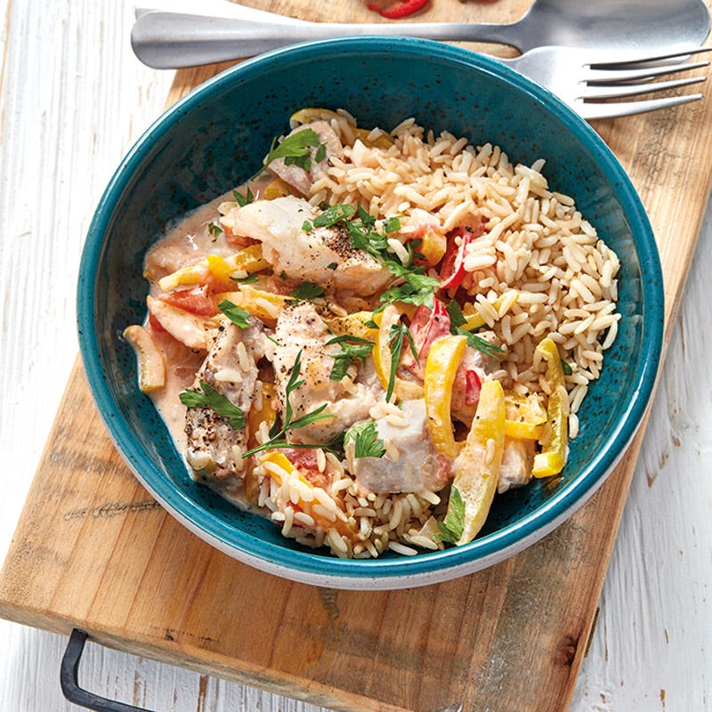 Tomaten-Fisch-Pfanne