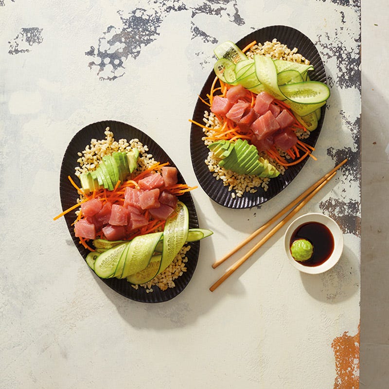 Thunfisch-Sushi-Platte