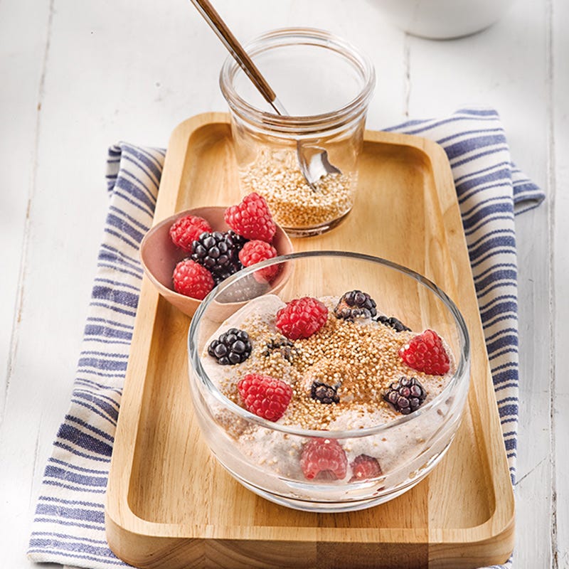 Dinkel-Obst-Quark