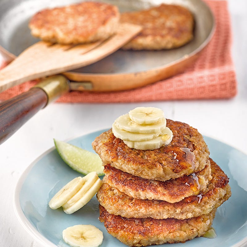 Vegane Bananen-Pancakes ohne Mehl