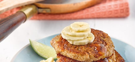 Vegane Bananen-Pancakes ohne Mehl