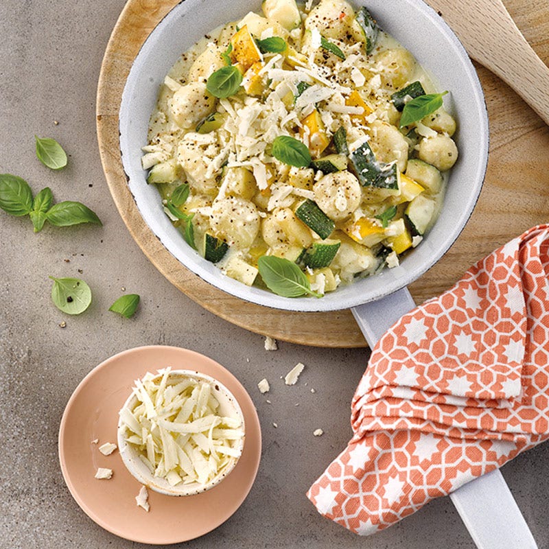 Gnocchi-Zucchini-Pfanne