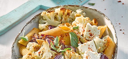Blumenkohl-Feta-Penne / Blumenkohl-Feta-Nudeln