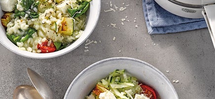 Zucchini-Tomaten-Risotto